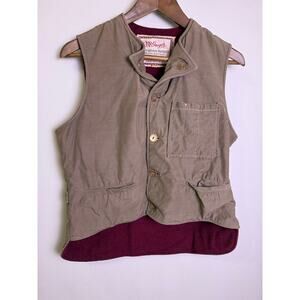 Vintage McGregor Canadian Model Wool Lined Utility Vest Small USA Made